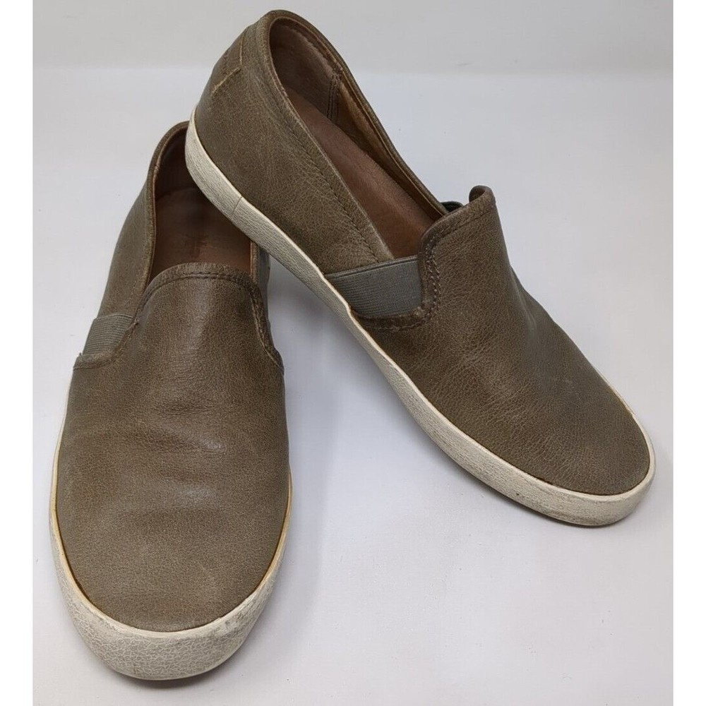 Frye Company Dylan 3479264 Ash Brown Slip On‎ Sneakers Women's Shoes Size 6.5 M